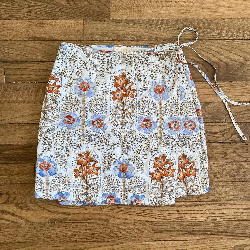 ByTiMo Norwegian Quilted Wrap Mini Skirt